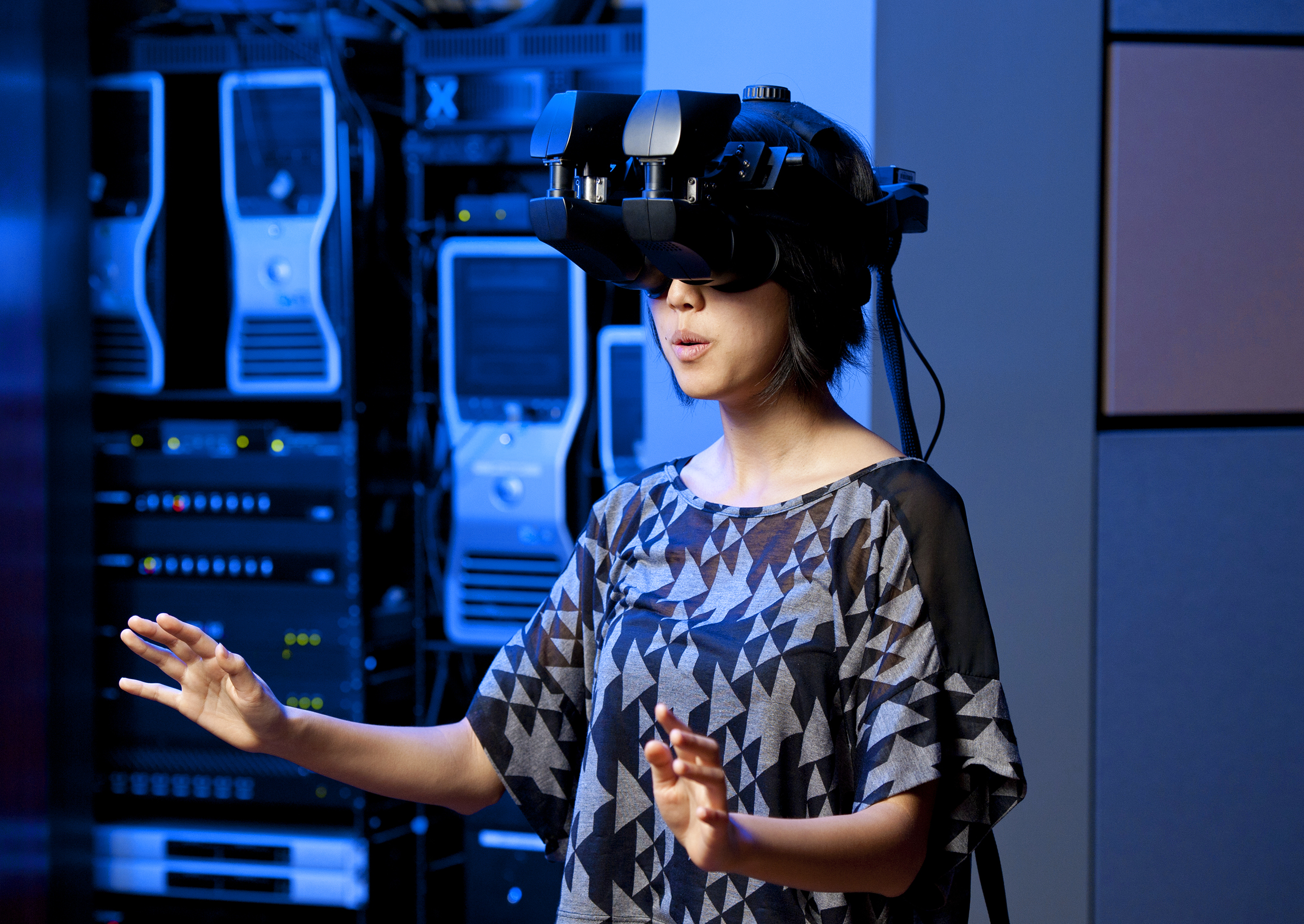 Demo công nghệ thực tế ảo - sản phẩm của phòng thí nghiệm tương tác con người (Human Interaction Lab) tại Đại học Stanford.
