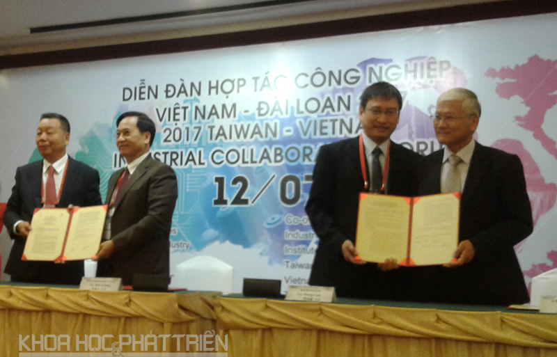 Việt Nam - Đài Loan ký kết hợp tác trong công nghiệp