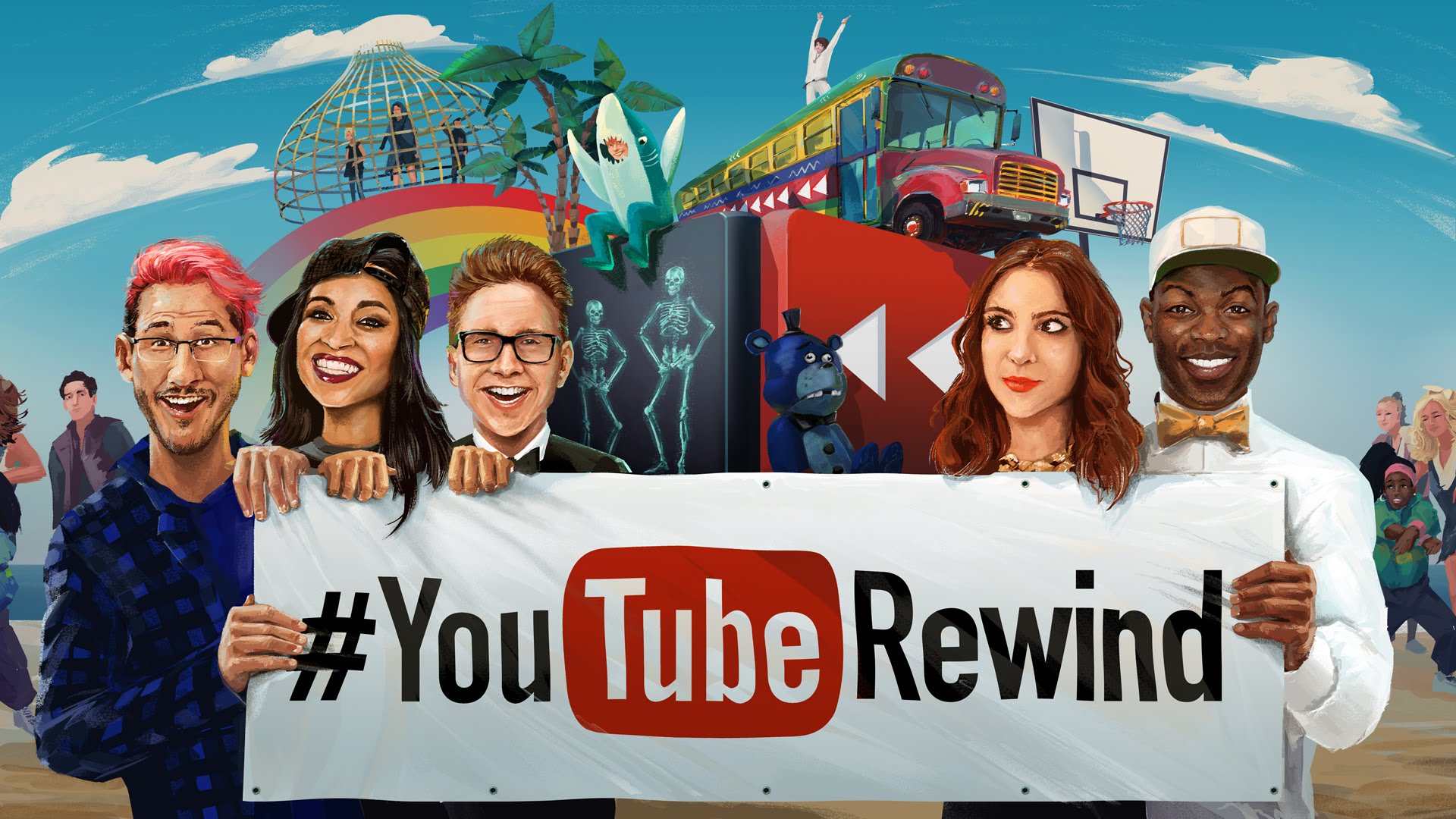 Đây là lần thứ 3 Youtube Rewind công bố danh sách video nổi bật.