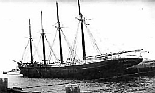 Chiếc tàu Constellation bị chìm do đâm phải đá ngầm ở Tam giác Bermuda. Ảnh: Bermuda Attractions.