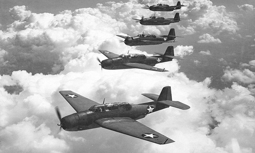 Hạm đội 5 máy bay ném bom ngư lôi của Hải quân Mỹ biến mất bí ẩn trên khu vực Tam giác Bermuda. Ảnh: History.
