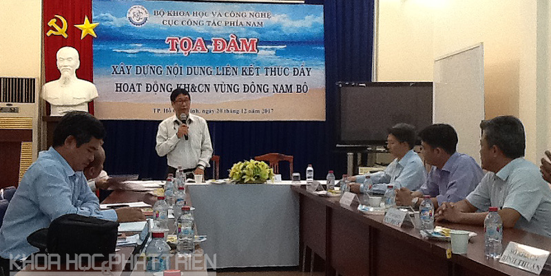 Ông Lê Minh Khánh - Phó Cục trưởng Cục Công tác phía Nam chủ trì Tọa đàm