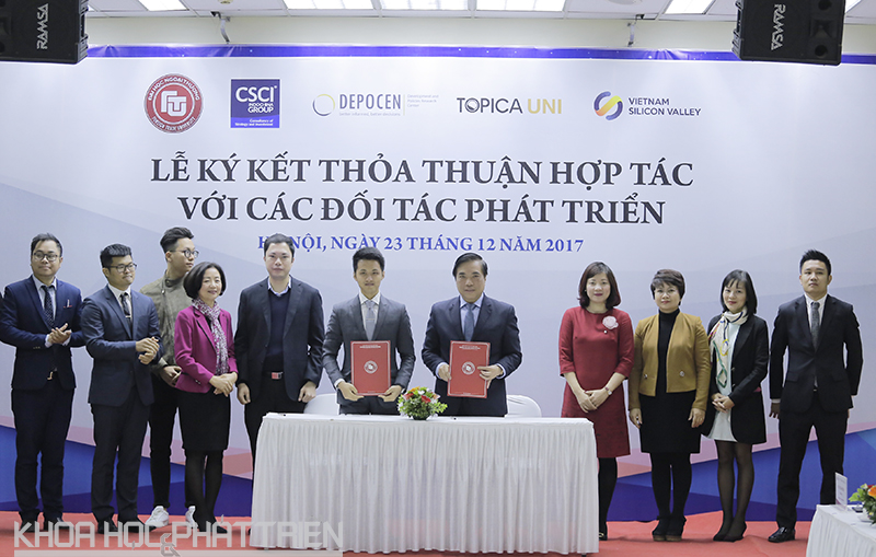  Đại học Ngoại thương ký kết hợp tác với Vietnam Silicon Valley.