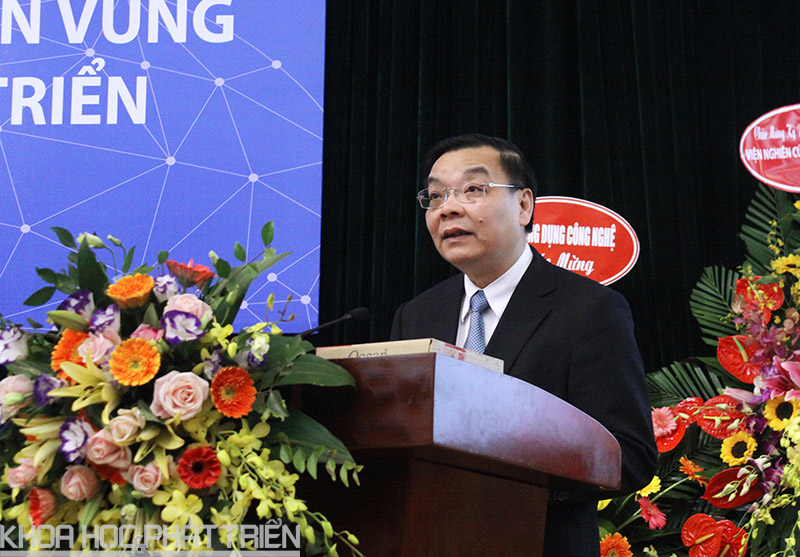 Bộ trưởng Chu Ngọc Anh phát biểu tại lễ tổng kết.