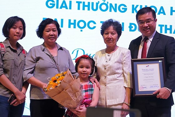 GS Nguyễn Thời Trung (Trường ĐH Tôn Đức Thắng) là nhà khoa học có chỉ số trích dẫn và ảnh hưởng cao nhất trong số 4 nhà khoa học được trao giải 