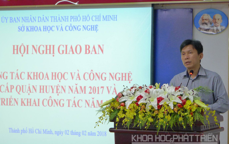 Ông Nguyễn Việt Dũng - Giám đốc Sở KH&CN TPHCM