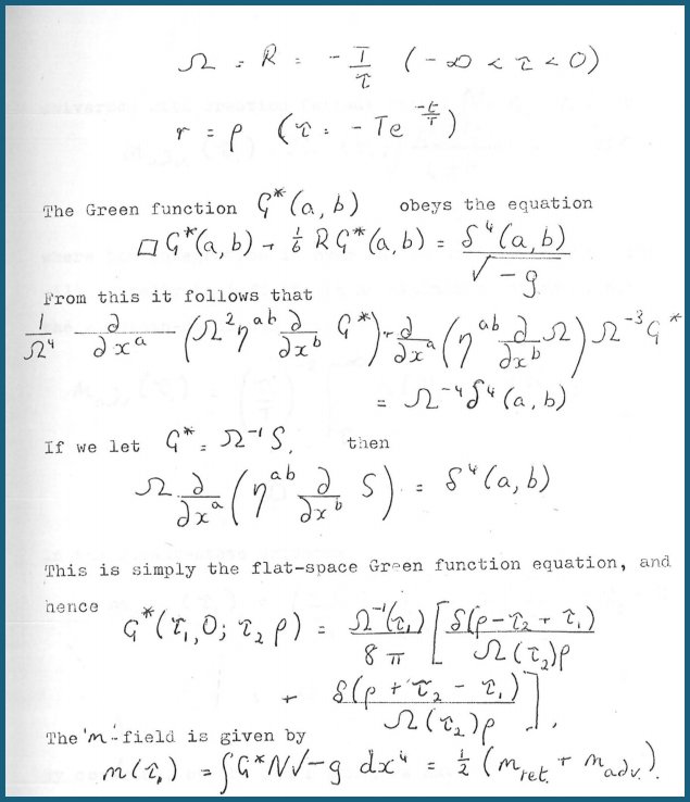 Các phương trình toán học phức tạp viết tay. Ảnh: Cambridge University Library