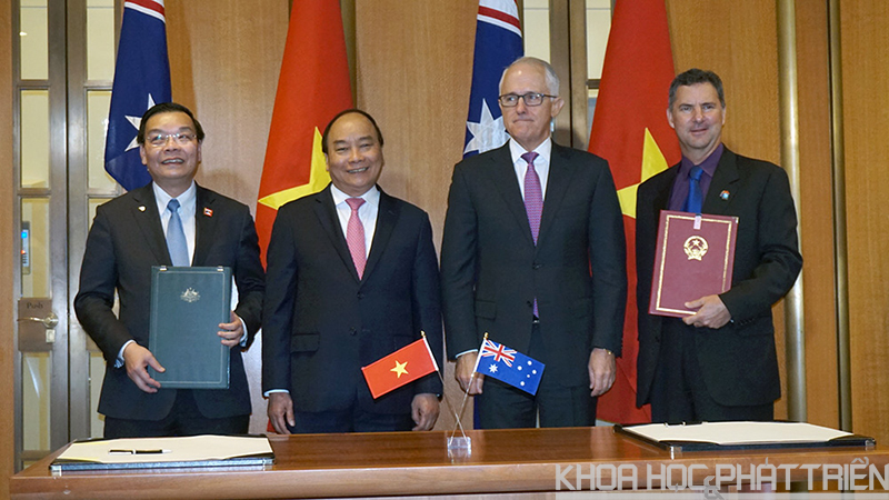 Bộ Khoa học và Công nghệ Việt Nam và  CSIRO ký kết biên bản ghi nhớ.