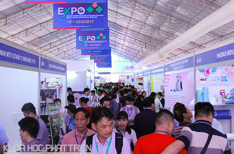 VietnamExpo lần thứ 27 tổ chức năm 2017 đã đón nhận sự tham gia của 500 doanh nghiệp trong và ngoài nước.