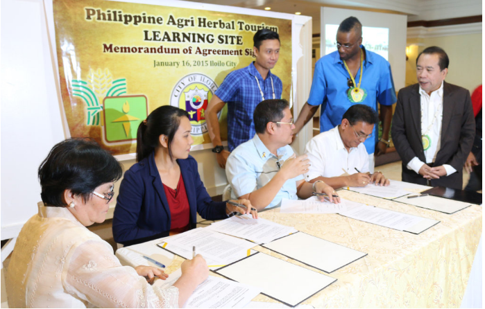 Kết hợp trồng dược liệu và du lịch tại Phillipines. Ảnh: Agricultural Training Institute