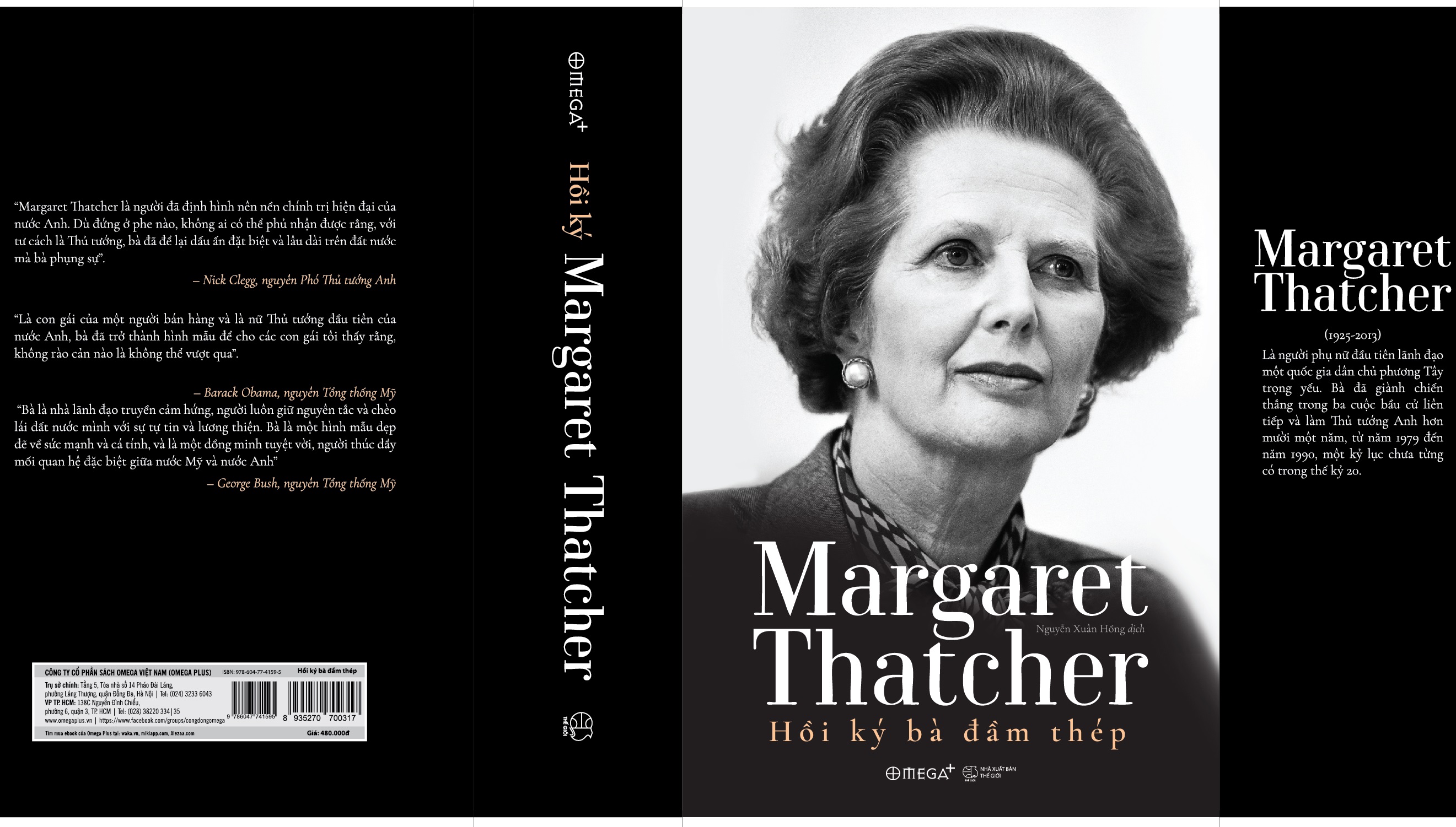 Cuốn hồi ký "Margaret Thatcher - Hồi ký Bà đầm thép"