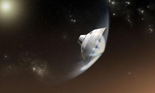 NASA dự định đưa xe thám hiểm với tấm chắn bảo vệ đáp xuống hành tinh đỏ. Ảnh: NASA/JPL-Caltech.