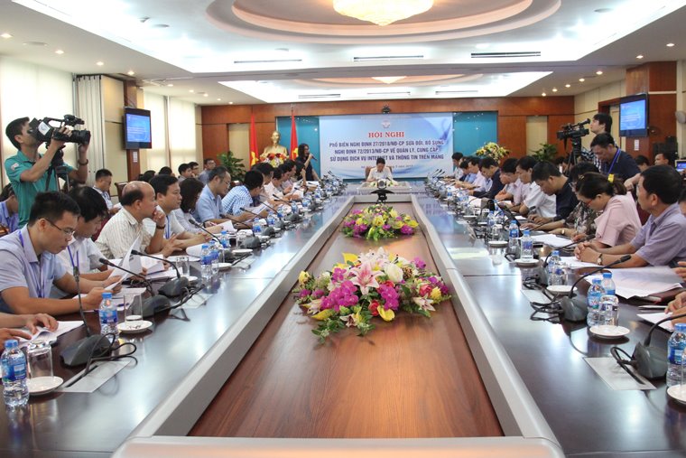 Hội nghị phổ biến Nghị định 27/2018/NĐ-CP được tổ chức tại Hà Nội vào 22/5/2018. Ảnh: PV