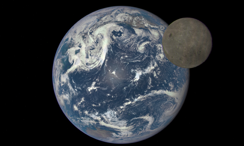 Chuyển động của Mặt Trăng ảnh hưởng đến thời gian trên Trái Đất. Ảnh: NASA.
