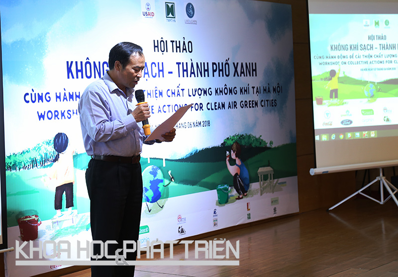 Ông Nguyễn Minh Mười phát biểu tại hội thảo.