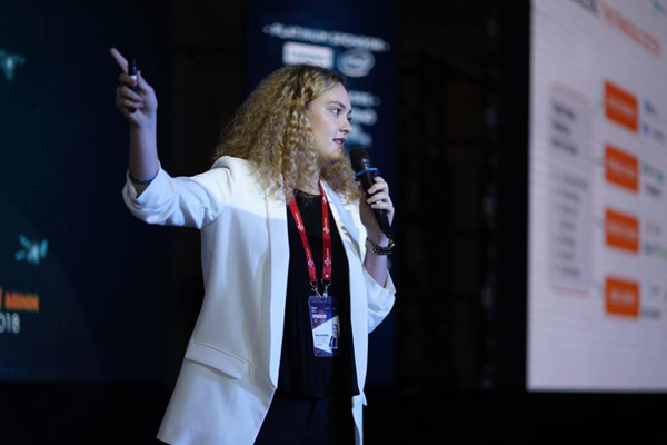 Ivana Istochaka – Giám đốc chiến lược và phát triển thương mại quốc tế của Truemoney trình bày tại sự kiện 