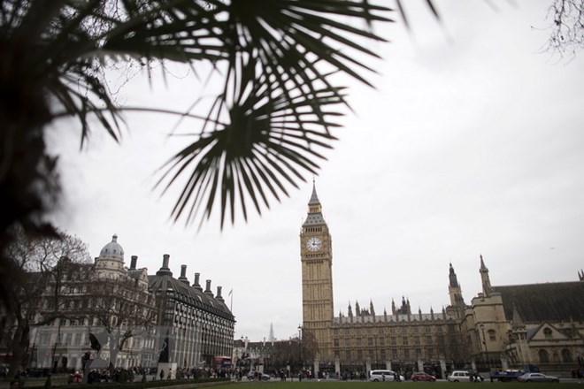 Tháp đồng hồ Big Ben ở thủ đô London. (Nguồn: AFP/TTXVN)