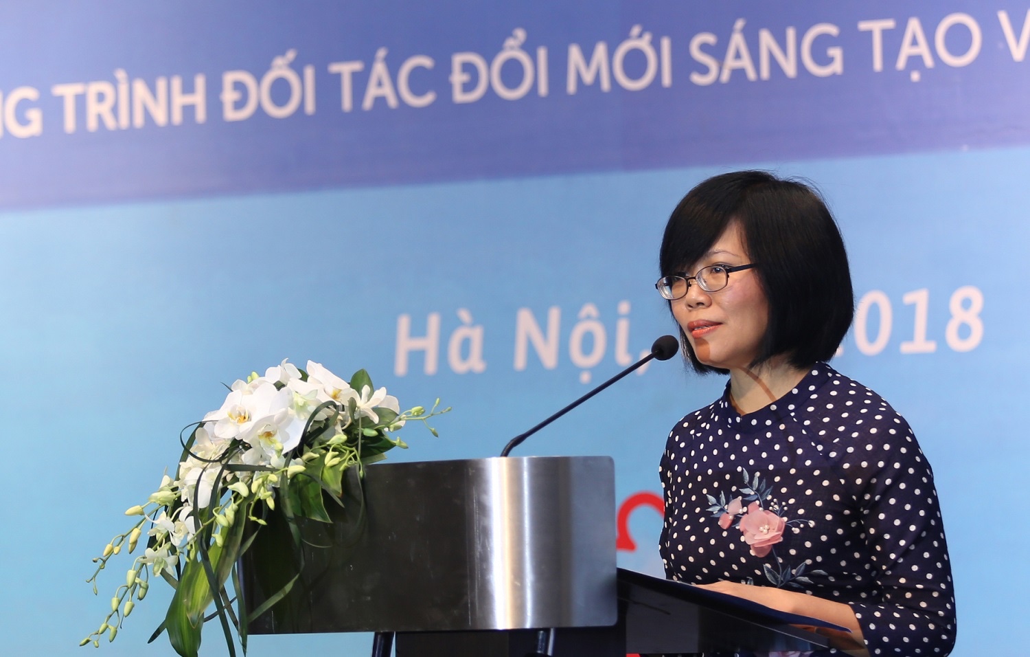 Chị Trần Thị Thu Hương, Giám đốc Chương trình IPP2. Ảnh: TTTT KH&CN Bộ KH&CN
