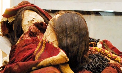 Xác ướp hơn 500 năm của thiếu nữ Inca bị hiến tế ở Cerro Esmeralda. Ảnh: Science Alert.