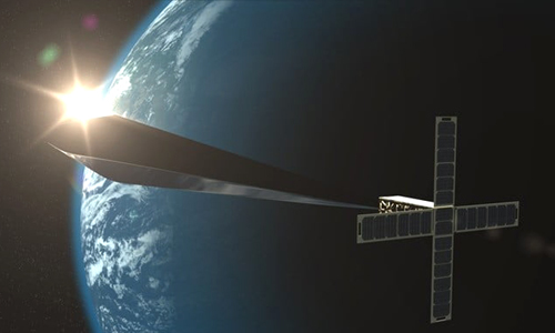 Orbital Reflector dự kiến hoạt động trên quỹ đạo Trái Đất trong vài tuần. Ảnh: Digital Trends.