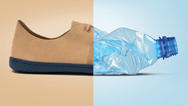 Bộ sưu tập giày mới của Vivobarefoot được làm từ chai nhựa tái chế - Ảnh: Business Insider