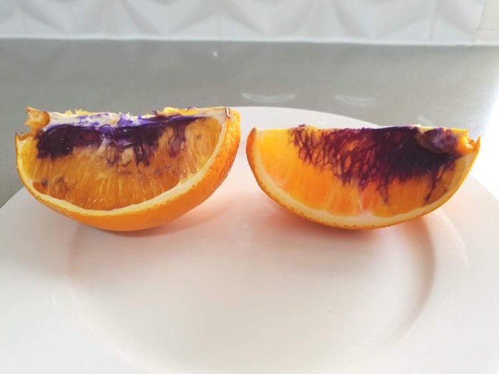  Hình ảnh miếng cam chuyển màu - Neti Moffitt.