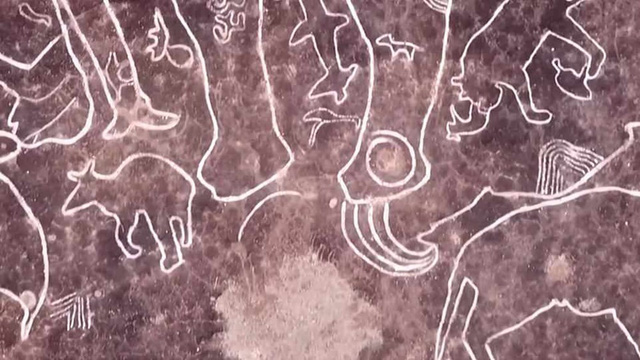Những hình vẽ kì lạ xuất hiện tại Ấn Độ được cho là của một nền văn minh lần đầu được biết đến có niên đại 10.000 năm trước Công nguyên.