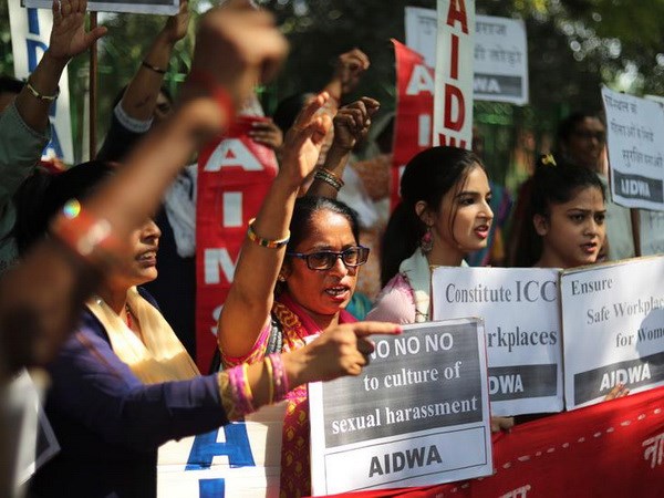 Phụ nữ Ấn Độ kêu gọi chống quấy rối tình dục. (Nguồn: AP)