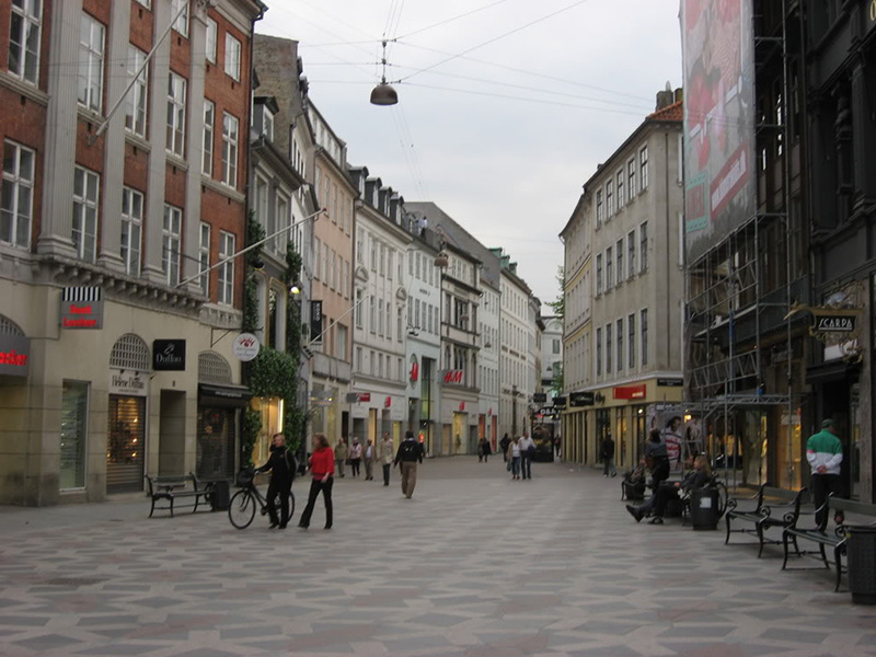 Đan Mạch có nhiều tuyến phố dành riêng cho người đi bộ