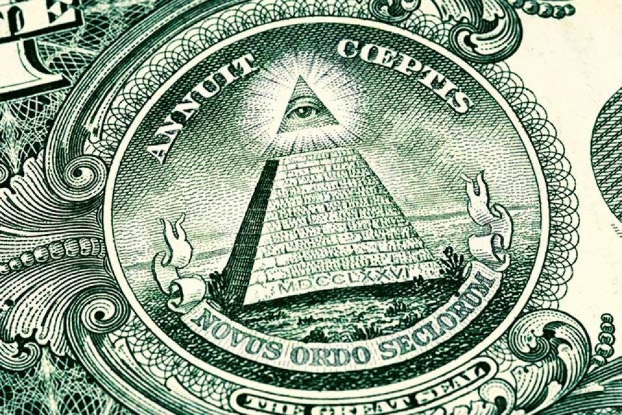  Biểu tượng con mắt của Illuminati trên đồng đô la Mỹ. Ảnh: HowStuffWorks