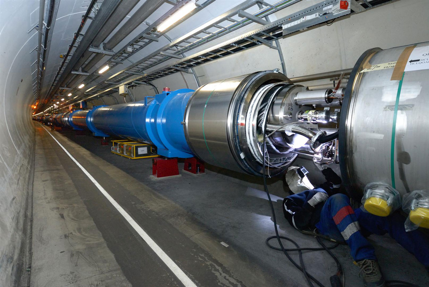 Máy gia tốc LHC. Ảnh: CERN