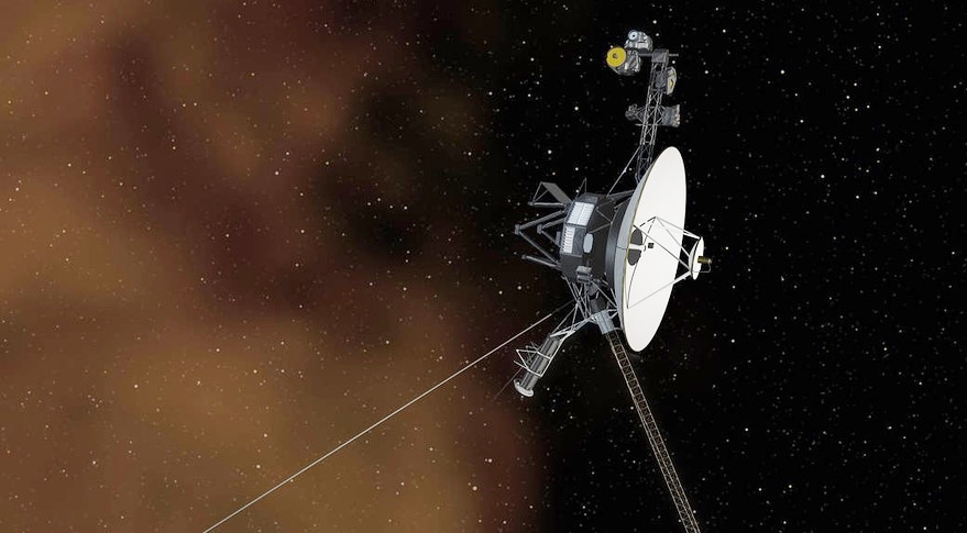 Tàu Voyager 2 đã bay gần 18 tỷ km tính từ Trái Đất. Ảnh: NASA