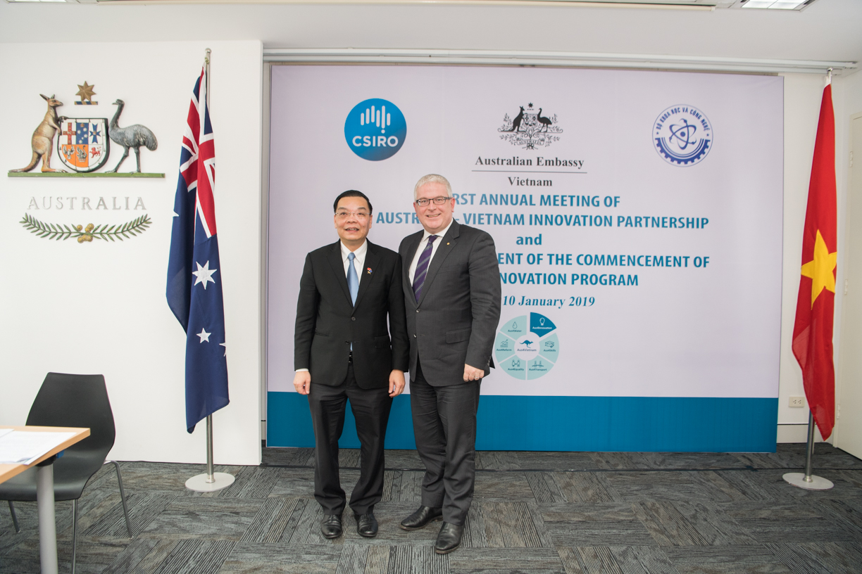 Bộ trưởng Chu Ngọc Anh và Đại sứ Craig Chittick | Nguồn ĐSQ Australia