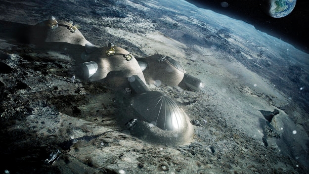 ESA có kế hoạch xây dựng một 'làng Mặt trăng' từ năm 2025 - Ảnh: Internet
