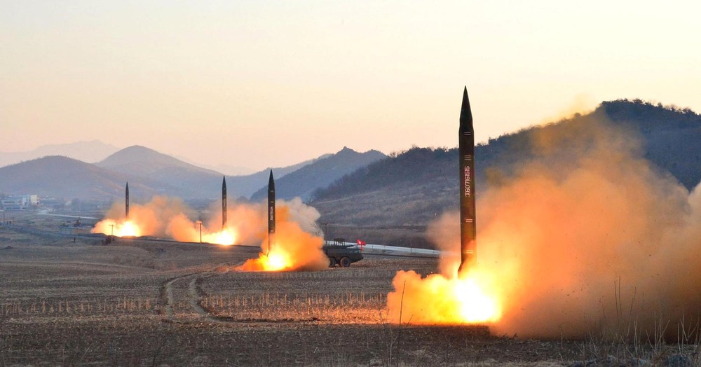 Tên lửa hạt nhân của Bắc Triều Tiên được dự báo là một trong những ngòi nổ châm ngòi cho xung đột tại khu vực châu Á Thái Bình Dương. Ảnh: Wikimedia.