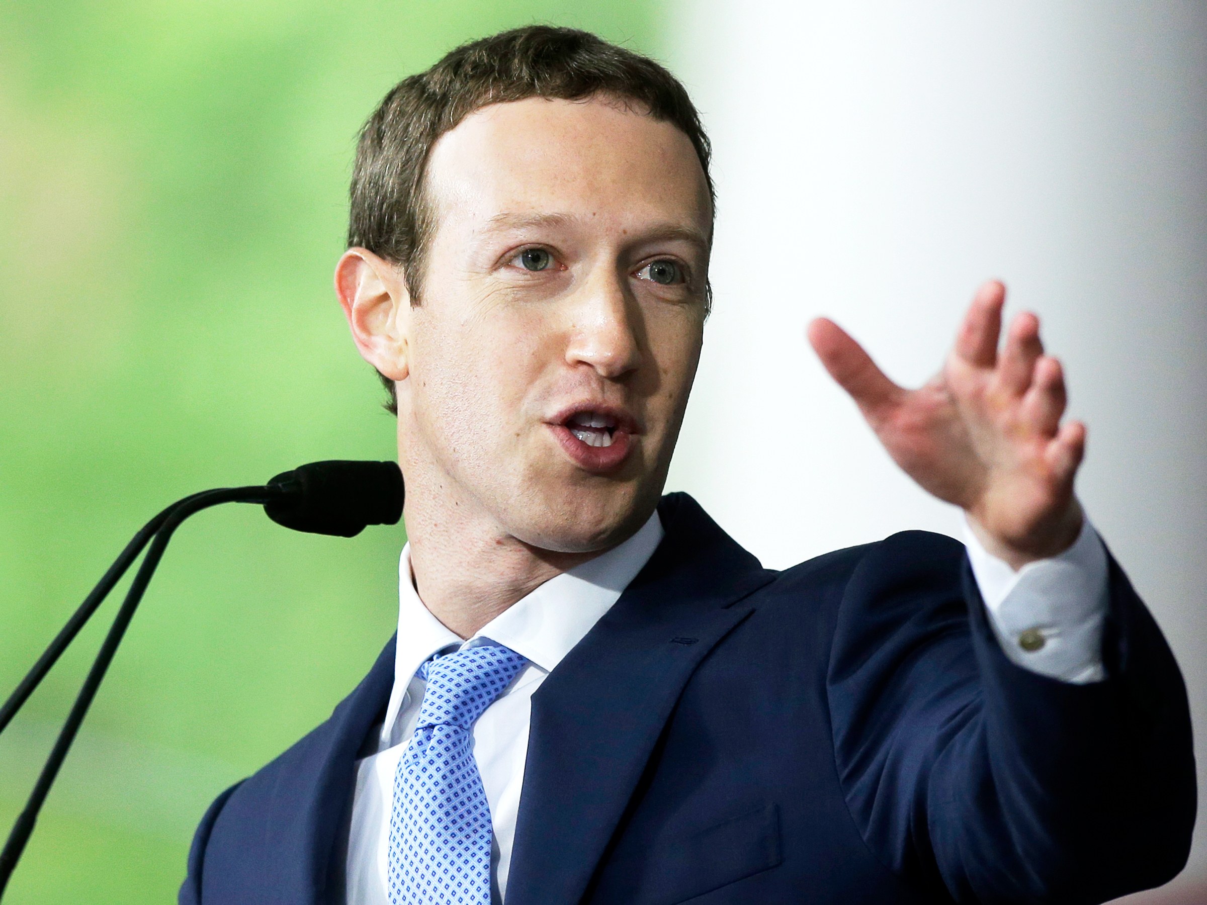 Mark Zuckerberg: Ảnh: AFP