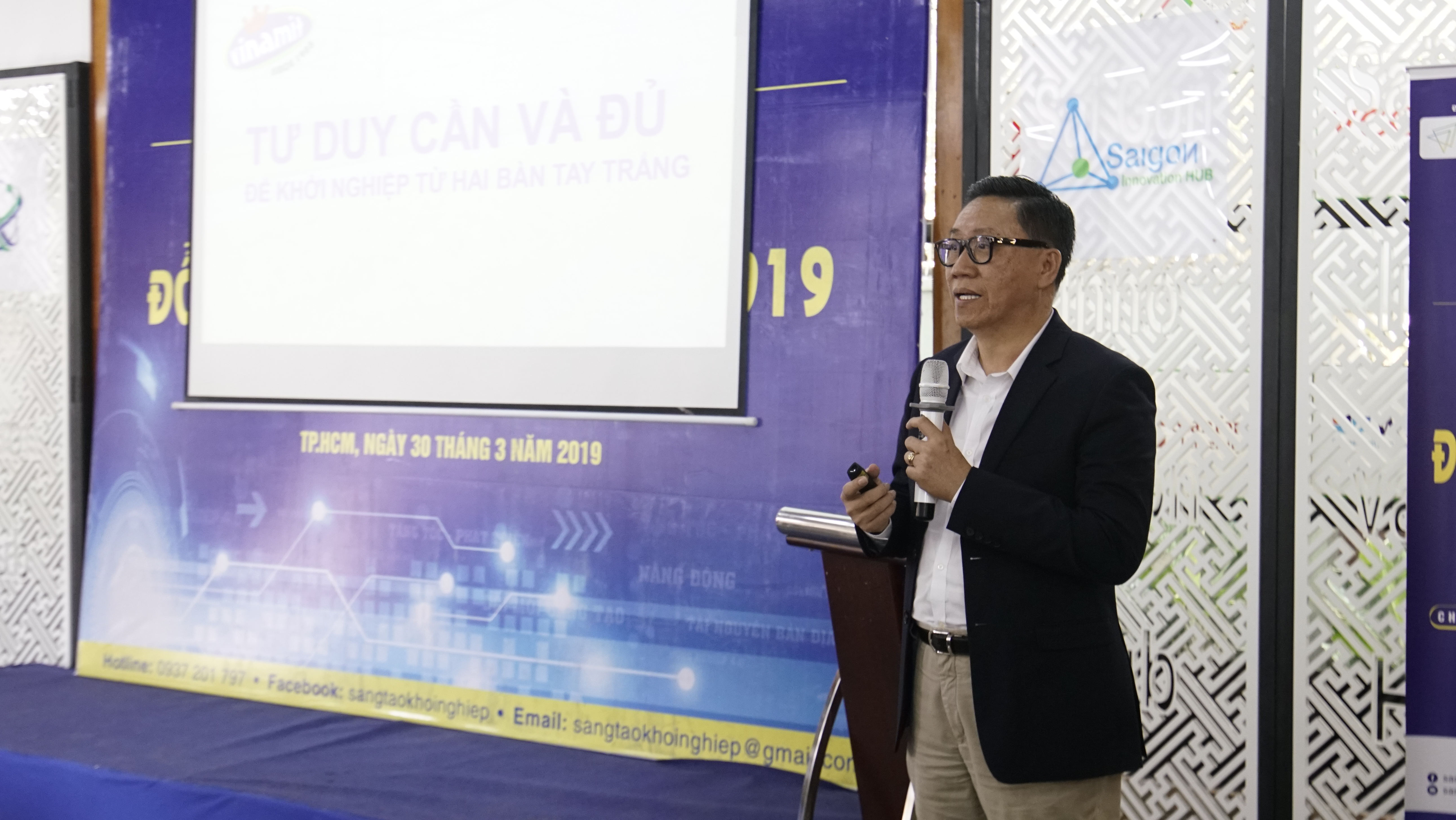 Ông Nguyễn Lâm Viên – Tổng giám đốc công ty Vinamit chia sẻ về tư duy khởi nghiệp từ hai bàn tay trắng.