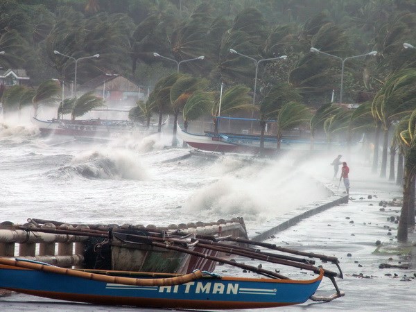 Cơn bão Haiyan tàn phá Philippines trước khi đổ bộ vào VN. Nguồn: TTXVN