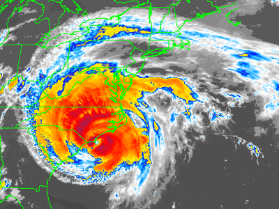 Mô phỏng vùng hoạt động của bão nhiệt đới. Nguồn: NASA