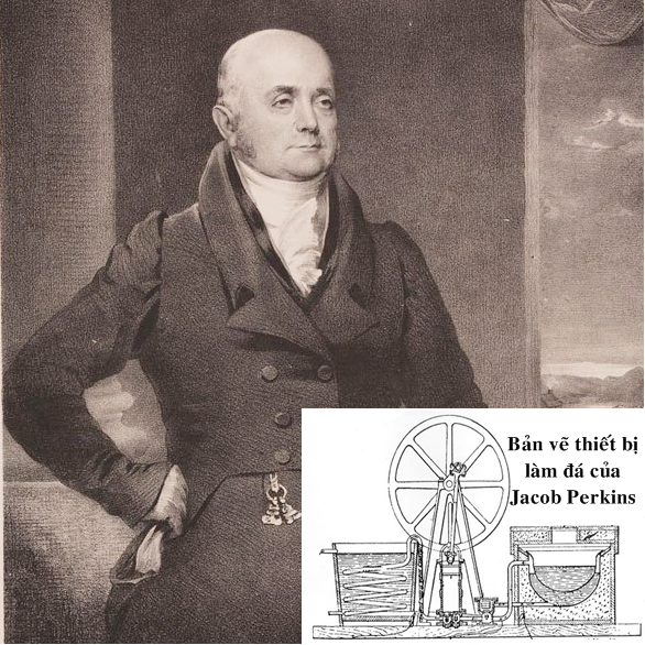 Jacob Perkins, nhà phát minh người Mỹ, được mệnh danh là cha đẻ của tủ lạnh. Ảnh: History.