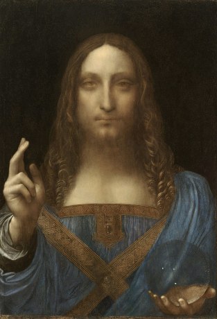 Salvator Mundi, Người cứu rỗi thế giới của Leonardo da Vinci, c.1500.