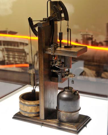 Mô hình cỗ máy hơi nước Newcomen. Ảnh: Inventors