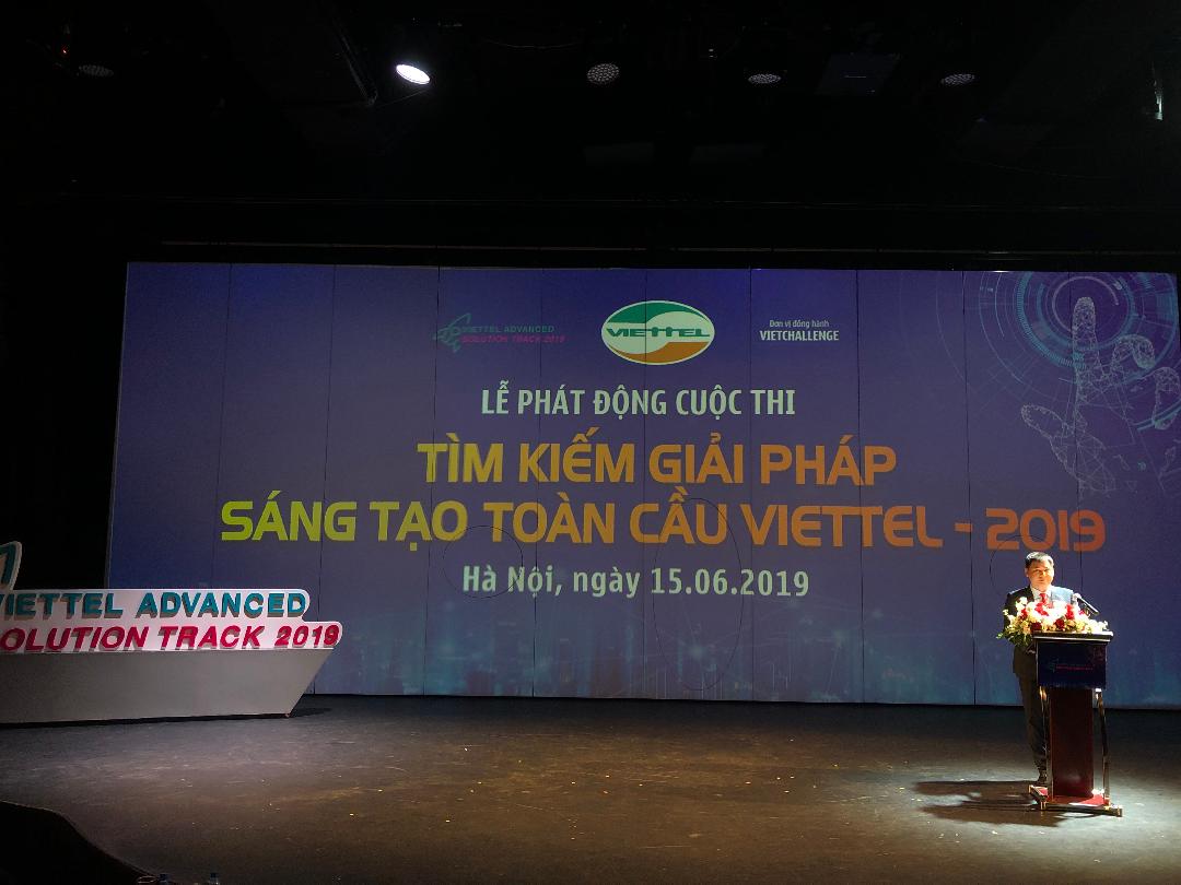 Lễ phát động cuộc thi toàn cầu Viettel Advanced Solution Track 2019 | Ảnh: VGP
