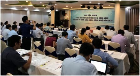 Lớp tập huấn được tổ chức tại Tp. Hồ Chí Minh ngày 12/6/2019 | Ảnh: MOST