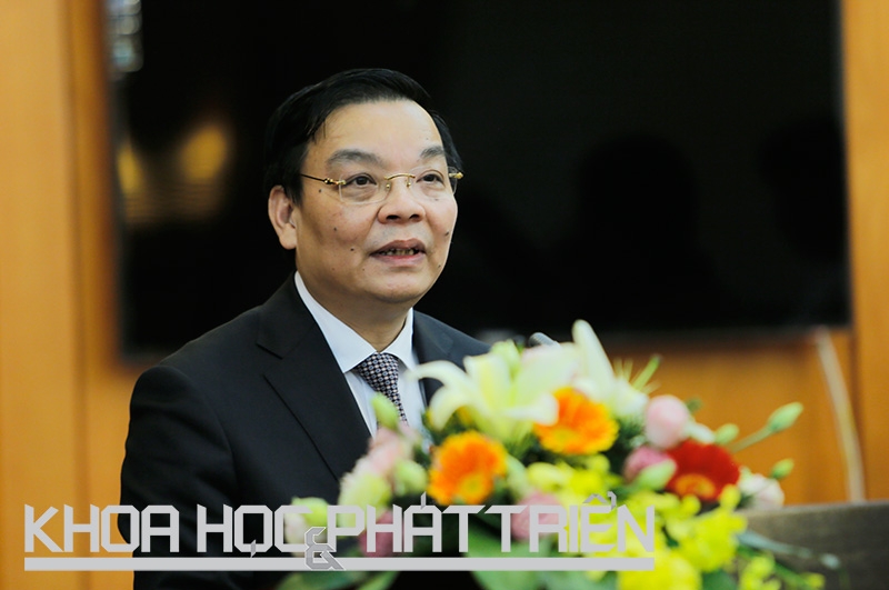Bộ trưởng Bộ KH&CN Chu Ngọc Anh. Ảnh: KH&PT