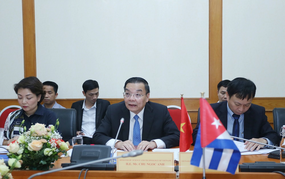 Bộ trưởng Bộ KH&CN Chu Ngọc Anh tại tọa đàm.