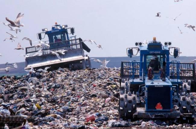 Một núi rác ở New York - Ảnh: Getty Images