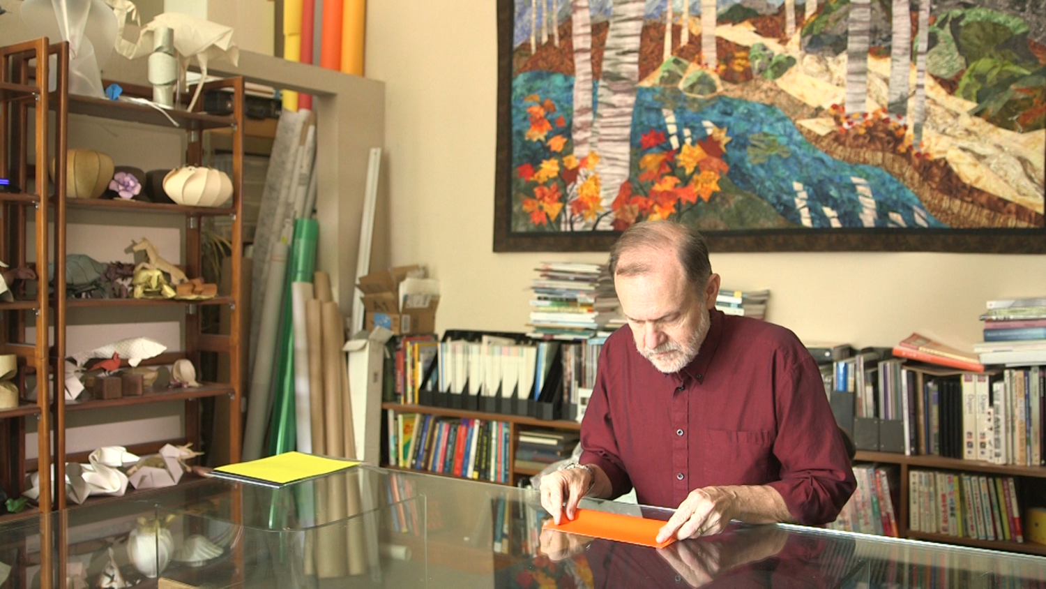Nhà vật lý Robert Lang tại NASA và niềm đam mê nghệ thuật origami. Ảnh: Articulate.