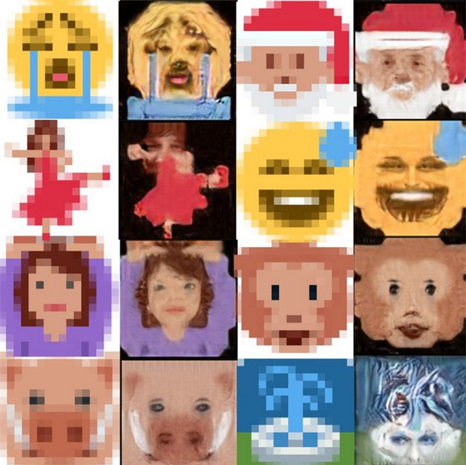 Trí tuệ nhân tạo đã học được cách biến những biểu tượng cảm xúc emoji thành những khuôn mặt kỳ dị đến phát sợ - Ảnh 4.
