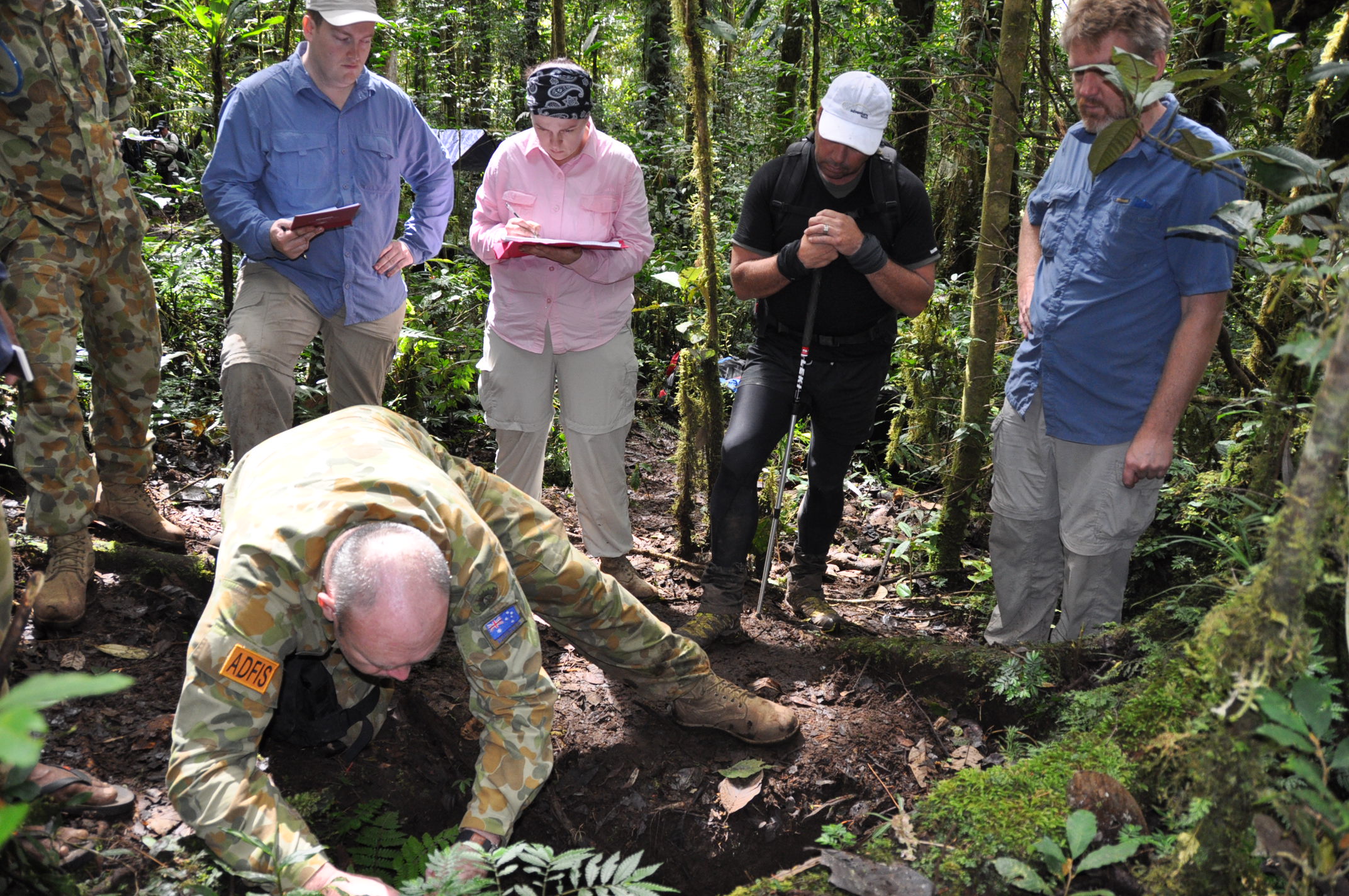 Quân đội Úc tìm kiếm hài cốt ở Papua New Guinea. Nguồn: Bộ Quốc phòng Úc